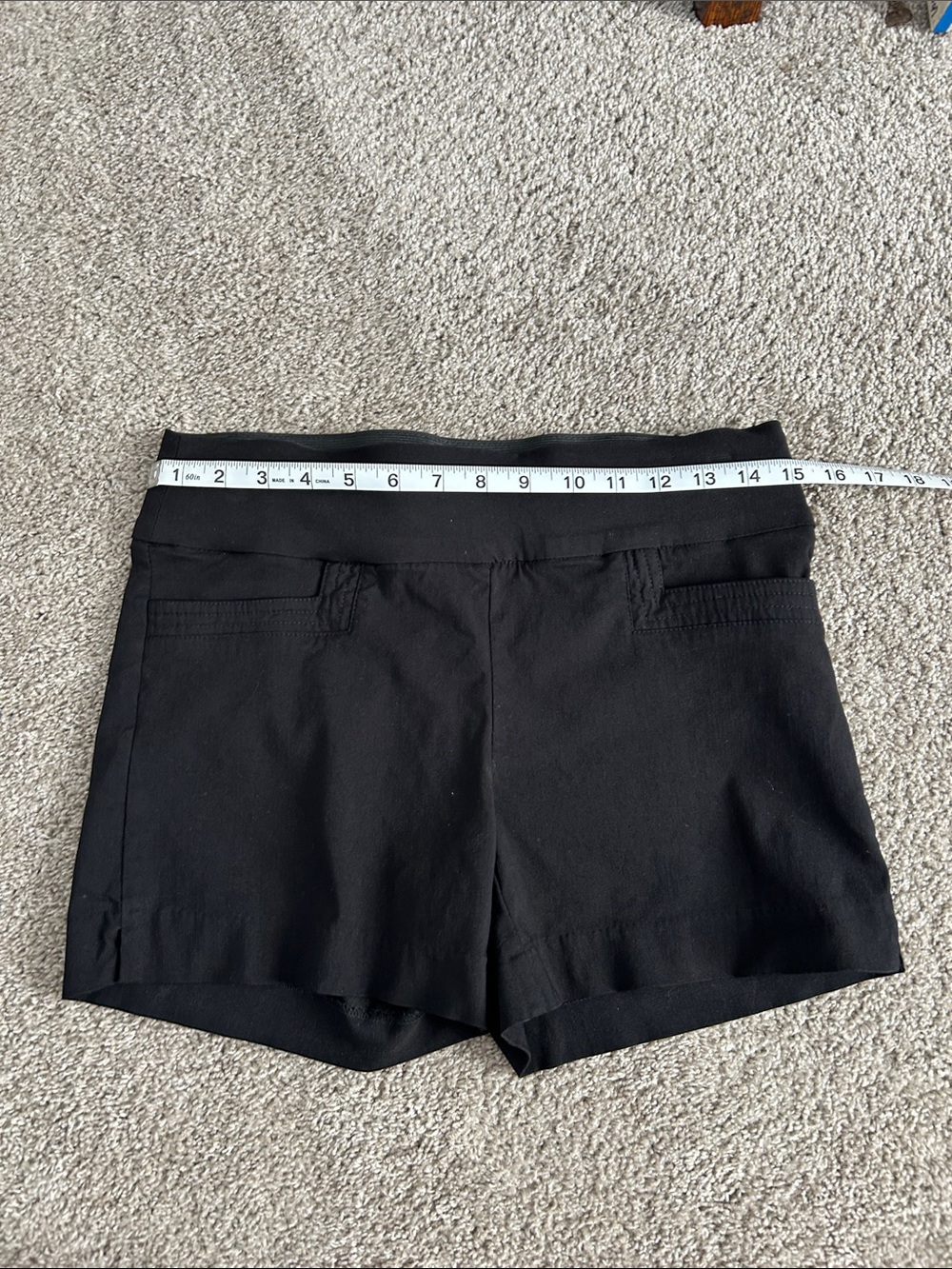 Maurices Black High-Waist Stretch Shorts